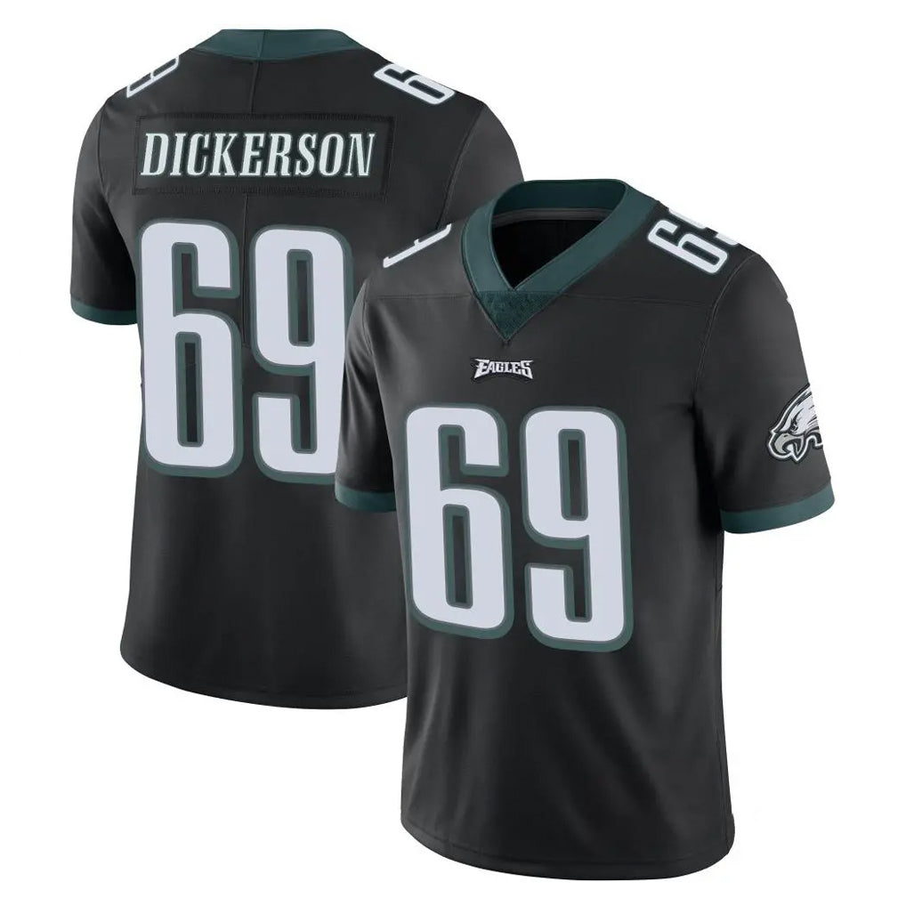 P.Eagles #69 Landon Dickerson Player Black Limited Vapor Untouchable Home Game Gdoa Stitched Jerseys