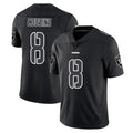 LV.Raiders #8 Kirk Cousins Player Black Limited Black Impact Home Game Gdoa Stitched Jerseys