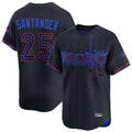 T.Blue Jays #25 Anthony Santander Player Black&Blue City Connect Limited Fdoa Stitched Jerseys