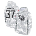 T.Titans #37 Amani Hooker Player Camo Arctic Salute to Service Pullover Hoodies Home Game Gdoa Stitched Jerseys