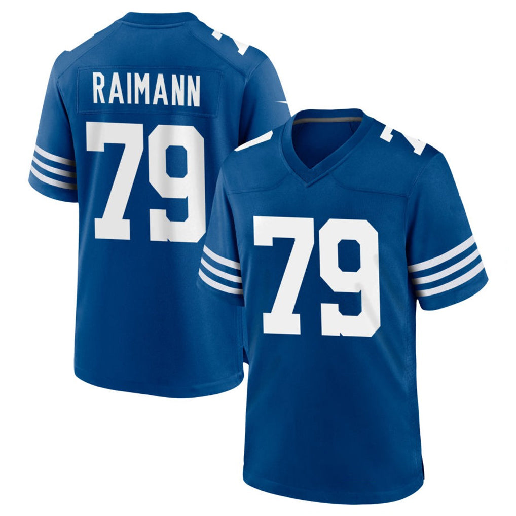 IN.Colts #79 Bernhard Raimann Player Royal Limited Home Game Gdoa Stitched Jerseys