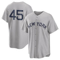 NY.Yankees #45 Gerrit Cole Player Gray Field of Dreams Game Fdoa Stitched Jerseys