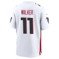 A.Falcons #11 Jalon Walker Player White Home Game Gdoa Stitched Jerseys