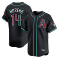 A.Diamondbacks #14 Gabriel Moreno Player Black Limited Home Game Gdoa Stitched Jerseys