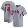 LA.Angels #14 Logan O'Hoppe Player Gray Home Limited Fdoa Stitched Jerseys