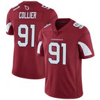 A.Cardinals #91 L.J. Collier Player Cardinal Vapor Untouchable Limited Gdoa Stitched Jerseys
