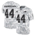 B.Bills #44 Joe Andreessen Player Arctic Camo Salute to Service Limited Gdoa Stitched Jerseys