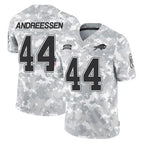 B.Bills #44 Joe Andreessen Player Arctic Camo Salute to Service Limited Gdoa Stitched Jerseys