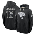 J.Jaguars #16 Trevor Lawrence Player 2026 Black Logo Pullover Hoodies Limited Game Gdoa Stitched Jerseys