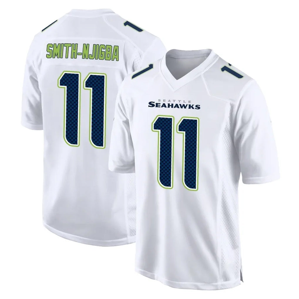S.Seahawks #11 Jaxon Smith-Njigba Player White Tundra Fashion Home Game Gdoa Stitched Jerseys