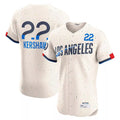 LA.Dodgers #22 Clayton Kershaw Player Cream City Connect Limited Elite Home Fdoa Stitched Jerseys