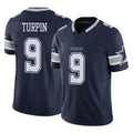 D.Cowboys #9 KaVontae Turpin Player Navy Limited Vapor F.U.S.E. Home Game Gdoa Stitched Jerseys