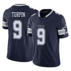 D.Cowboys #9 KaVontae Turpin Player Navy Limited Vapor F.U.S.E. Home Game Gdoa Stitched Jerseys