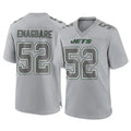 NY.Jets #52 Kingsley Enagbare Player Gray Limited Atmosphere Fashion Home Game Gdoa Stitched Jerseys