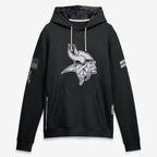 MN.Vikings 2026 Black Logo Pullover Hoodies Limited Game Gdoa Stitched Jerseys
