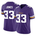 M.Vikings #33 Aaron Jones Sr. Player Purple Limited Vapor F.U.S.E. Home Game Gdoa Stitched Jerseys