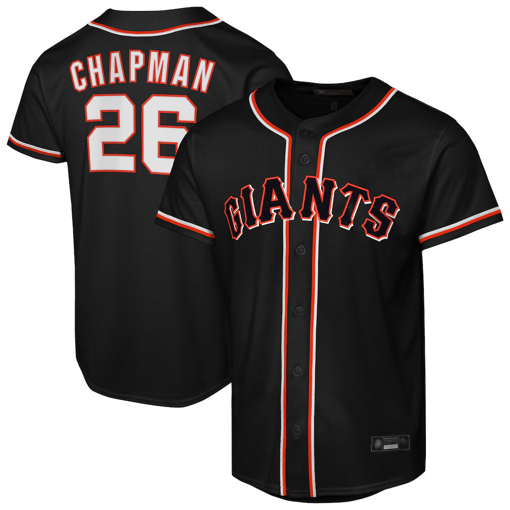 SF.Giants #26 Matt Chapman Player Black Fashion Out Home Limited Fdoa Stitched Jerseys