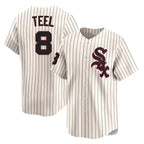 C.White Sox #8 Kyle Teel Player Cream Cooperstown Collection Limited Home Gdoa Stitched Jerseys