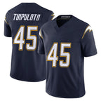 LA.Chargers #45 Tuli Tuipulotu Player Navy Vapor F.U.S.E. Limited Home Game Gdoa Stitched Jerseys