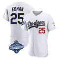 LA.Dodgers #25 Tommy Edman Player Gold White World Series Meet 2026 Collection Stadium Limited Elite Fdoa Stitched Jerseys