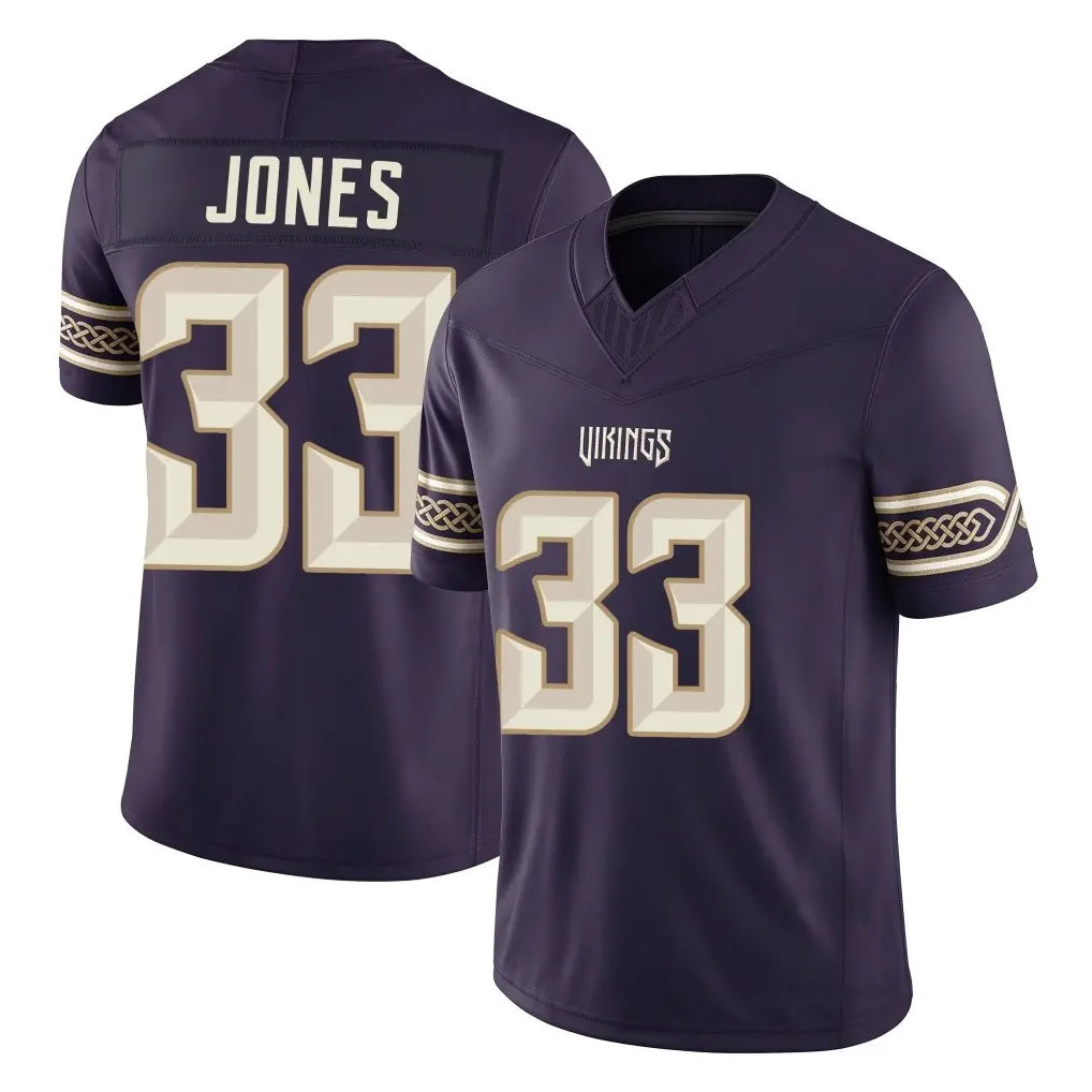 MN.Vikings #33 Aaron Jones Sr. Player Purple Limited 2026 Rivalries Collection Home Game Gdoa Stitched Jerseys