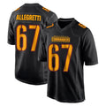 W.Commanders #67 Nick Allegretti Player Black Carbon Fashion Home Game Gdoa Stitched Jerseys