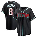 A.Diamondbacks #8 James McCann Player Black Replica Fashion Out Stitched Jersey
