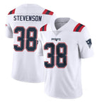 NE.Patriots #38 Rhamondre Stevenson Player White Vapor Untouchable Home Game Gdoa Stitched Jerseys