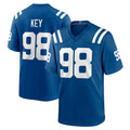 IN.Colts #98 Arden Key Player Royal Home Game Gdoa Stitched Jerseys