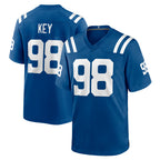 IN.Colts #98 Arden Key Player Royal Home Game Gdoa Stitched Jerseys
