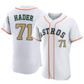H.Astros #71 Josh Hader Player Gold Collection Limited Elite Home Gdoa Stitched Jerseys
