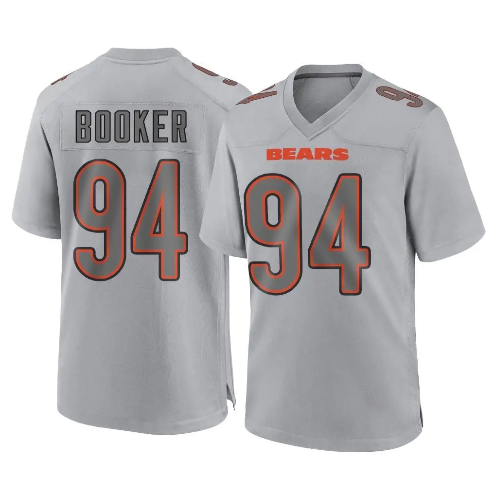 C.Bears #94 Austin Booker Player Gray Atmosphere Fashion Game Gdoa Stitched Jerseys