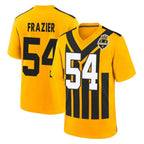 P.Steelers #54 Zach Frazier Player Gold Limited 1933 Throwback Home Game Gdoa Stitched Jerseys