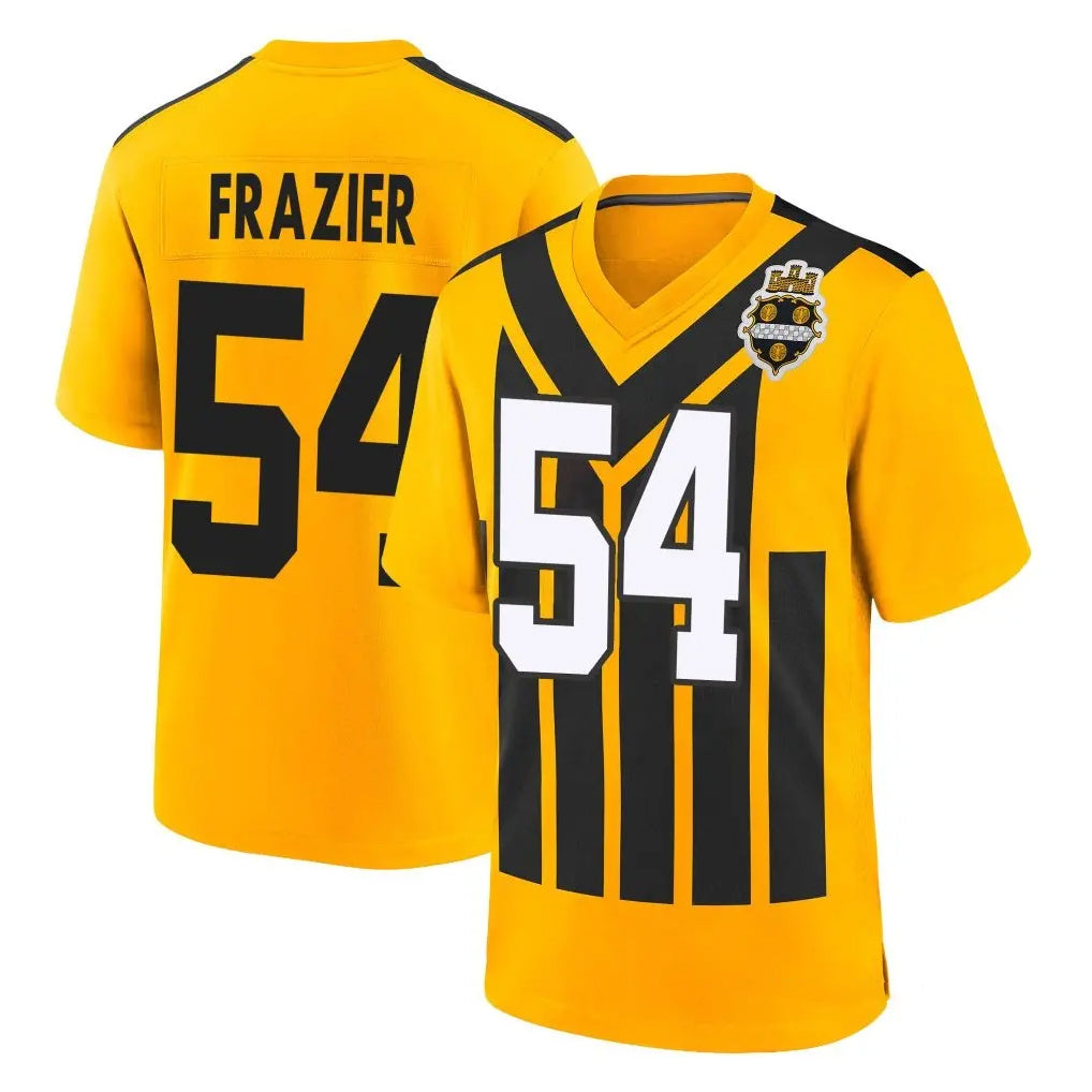 P.Steelers #54 Zach Frazier Player Gold Limited 1933 Throwback Home Game Gdoa Stitched Jerseys
