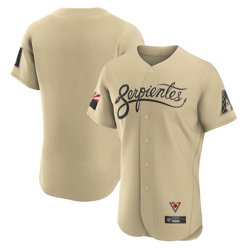 A.Diamondbacks ## Diamondbacks Blank Player Tan City Connect Limited Elite Home Game Gdoa Stitched Jerseys