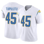 LA.Chargers #45 Tuli Tuipulotu Player White Limited Vapor F.U.S.E. Home Game Gdoa Stitched Jerseys