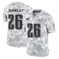 P.Eagles #26 Saquon Barkley Player Arctic Camo Salute to Service Limited Game Gdoa Stitched Jerseys