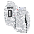D.Broncos #0 Jonathon Cooper Player Arctic Camo Salute to Service Hoodies Limited Game Gdoa Stitched Jerseys