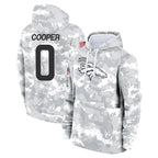 D.Broncos #0 Jonathon Cooper Player Arctic Camo Salute to Service Hoodies Limited Game Gdoa Stitched Jerseys
