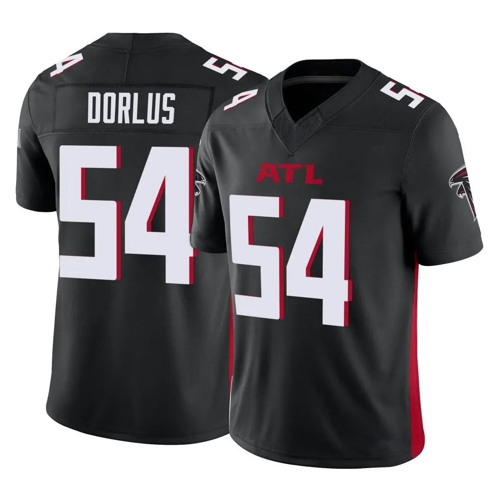 A.Falcons #54 Brandon Dorlus Player Black Vapor F.U.S.E. Limited Home Game Gdoa Stitched Jerseys