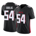 A.Falcons #54 Brandon Dorlus Player Black Vapor F.U.S.E. Limited Home Game Gdoa Stitched Jerseys