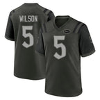 NY.Jets #5 Garrett Wilson Player Green 2025 Rivalries Collection Home Game Gdoa Stitched Jerseys