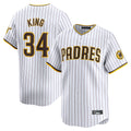 S.Diego Padres #34 Michael King Player White Home Limited Fdoa Stitched Jerseys