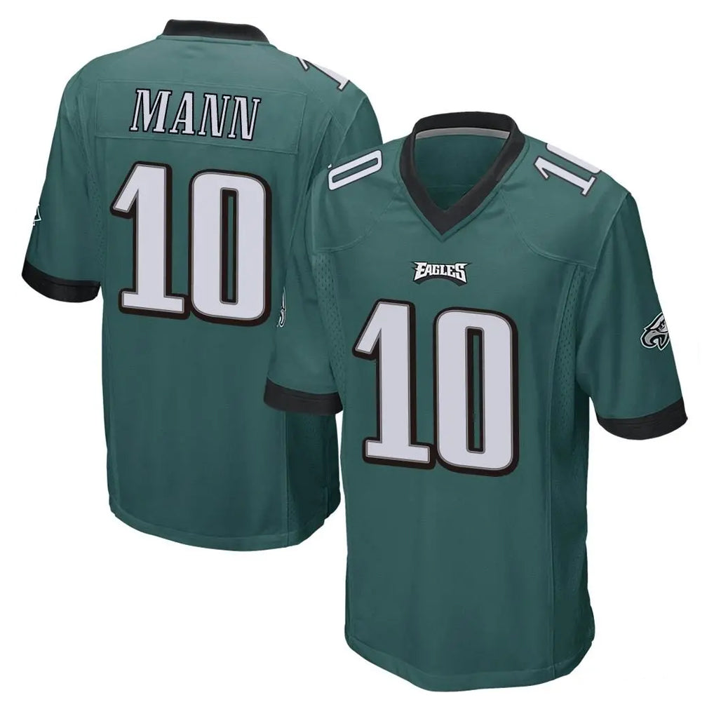 P.Eagles #10 Braden Mann Player Team Color Green Home Game Gdoa Stitched Jerseys