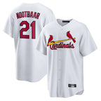 St. Louis Cardinals #21 Lars Nootbaar Player White Home Game Fdoa Stitched Jerseys