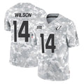 A.Cardinals #14 Michael Wilson Player Camo Salute to Service Limited Home Gdoa Stitched Jerseys