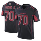 A.Cardinals #70 Paris Johnson Jr. Player Black Limited Color Rush Vapor Untouchable Home Game Gdoa Stitched Jerseys