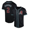 A.Diamondbacks #2 Geraldo Perdomo Player Black Fashion Out Home Game Gdoa Stitched Jerseys