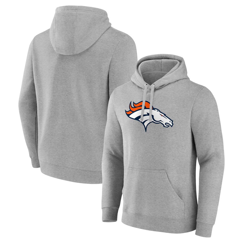D.Broncos ## Broncos Blank Player Gray Pullover Hoodie Limited Gdoa Stitched Jerseys