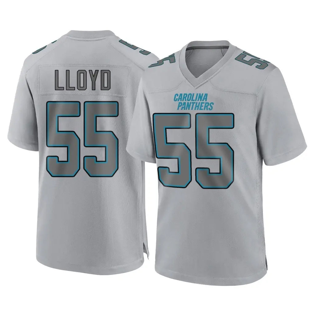 C.Panthers #55 Devin Lloyd Player Gray Atmosphere Fashion Game Gdoa Stitched Jerseys